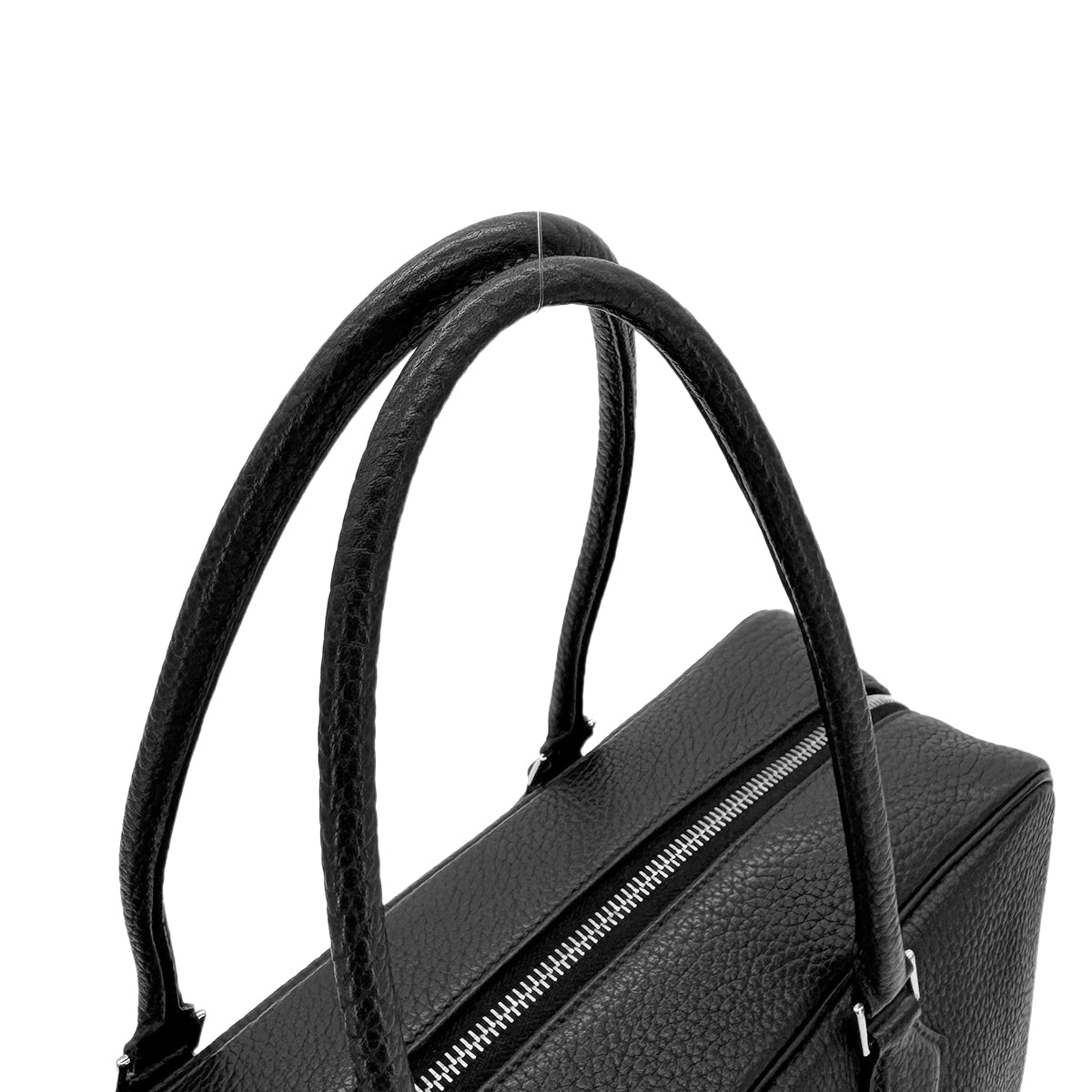 HERMES PLUME 35 BLACK FJORD SHOULDER BAG □G SHW 90291877