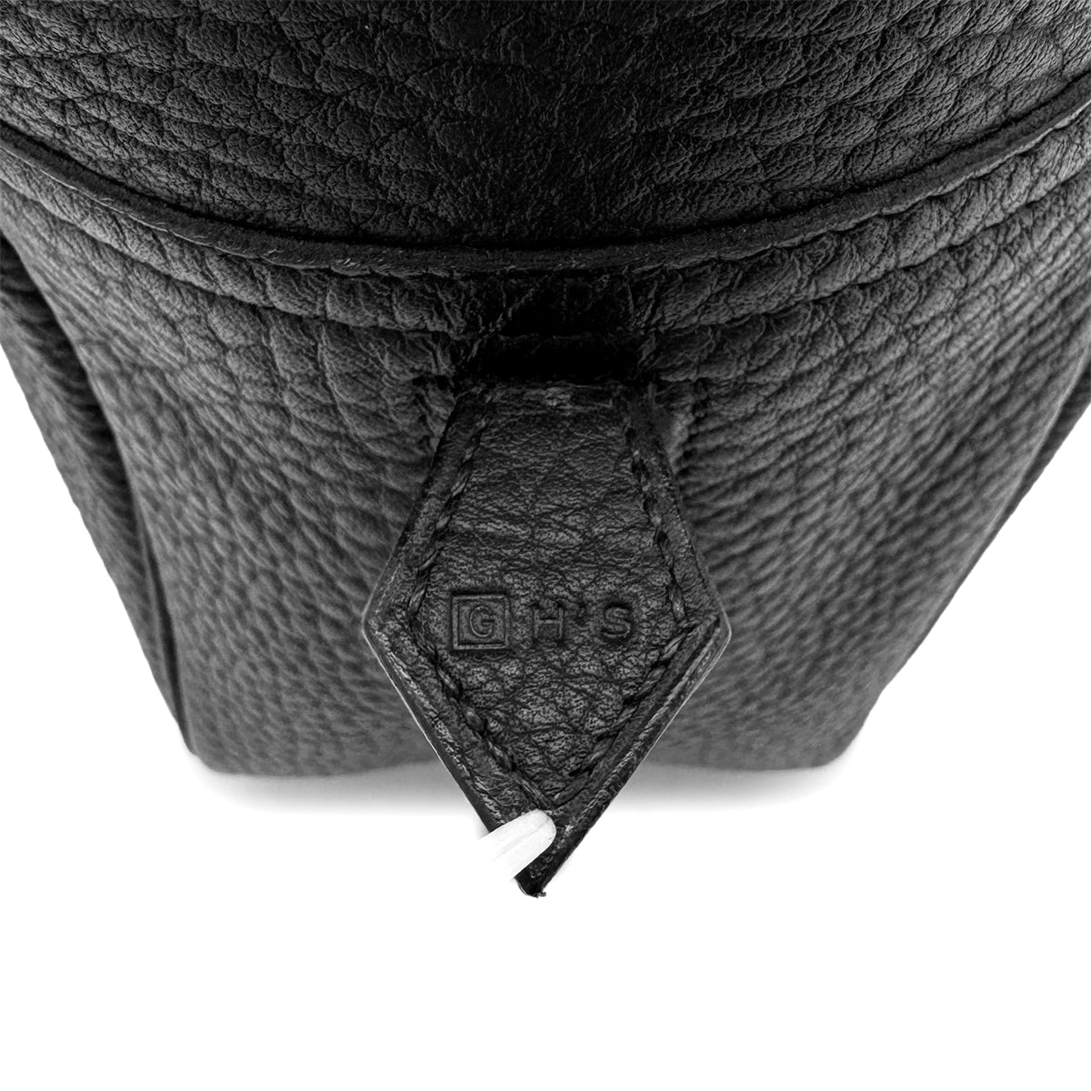 HERMES PLUME 35 BLACK FJORD SHOULDER BAG □G SHW 90291877