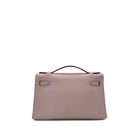 HERMES KELLY POCHETTE MINI SELLIER GLYCINE SWIFT HAND BAG T 90291878 - PURPOSE