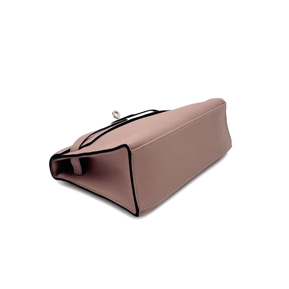 HERMES KELLY POCHETTE MINI SELLIER GLYCINE SWIFT HAND BAG T 90291878