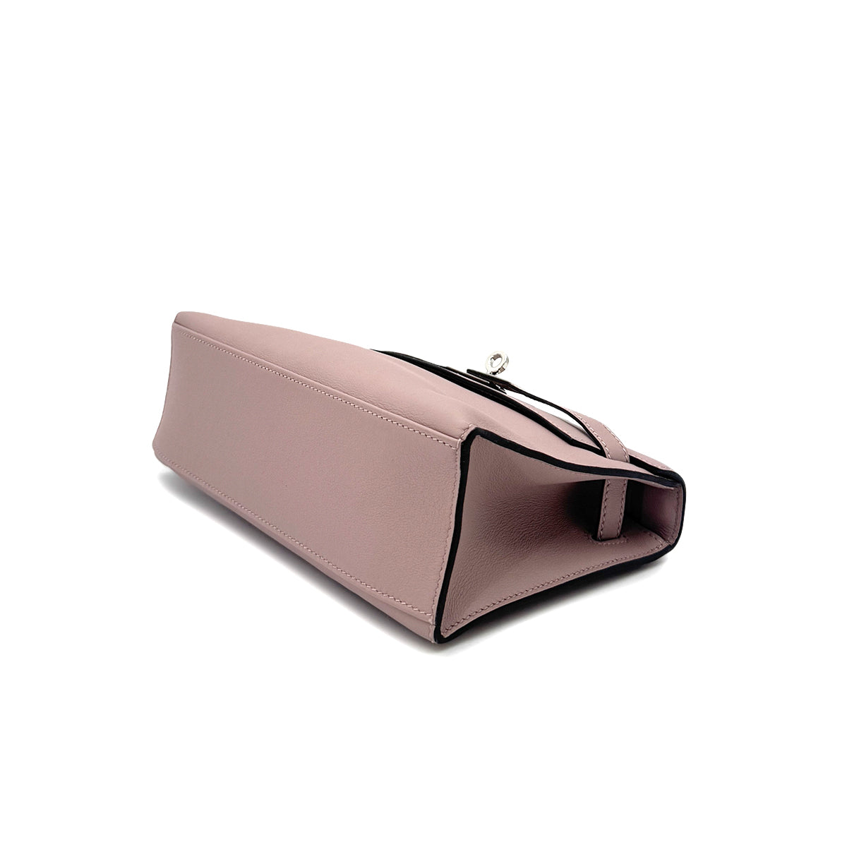 HERMES KELLY POCHETTE MINI SELLIER GLYCINE SWIFT HAND BAG T 90291878