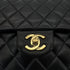 CHANEL VINTAGE CLASSIC FLAP MEDIUM CHAIN SHOULDER BAG BLACK LAMB SKIN 90291879 - PURPOSE