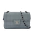 CHANEL VINTAGE CHOCOLATE BAR SPORTS LINE CHAIN SHOULDER BAG GRAY CAVIAR SKIN 90291881 - PURPOSE