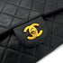 CHANEL VINTAGE CLASSIC FLAP MEDIUM CHAIN SHOULDER BAG BLACK LAMB SKIN 90291882 - PURPOSE