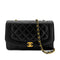 CHANEL VINTAGE DIANA MEDIUM CHAIN SHOULDER BAG BLACK LAMB SKIN 90291883 - PURPOSE