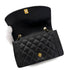 CHANEL VINTAGE DIANA MEDIUM CHAIN SHOULDER BAG BLACK LAMB SKIN 90291883 - PURPOSE