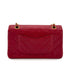 CHANEL VINTAGE CLASSIC FLAP MEDIUM CHAIN SHOULDER BAG RED LAMB SKIN 90291884 - PURPOSE