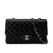 CHANEL CLASSIC FLAP MEDIUM CHAIN SHOULDER BAG BLACK LAMB SKIN 90291885 - PURPOSE