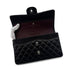 CHANEL CLASSIC FLAP MEDIUM CHAIN SHOULDER BAG BLACK LAMB SKIN 90291885 - PURPOSE