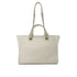 CHANEL DEAUVILLE MM 31 RUE CAMBON CHAIN TOTE BAG LOGO COCOMARK IVORY CANVAS LEATHER 90291886 - PURPOSE