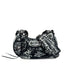 BALENCIAGA LE CAGOLE XS SHOULDER BAG BLACK WHITE LEATHER 90291890