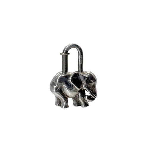 HERMES CADENA CHARM EXOTISME ELEPHANT 1988 SILVER ACCESSORY 90291899 - PURPOSE