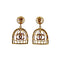 CHANEL VINTAGE EARRINGS BIRDCAGE COCOMARK ACCESSORY 93P 90291904 - PURPOSE