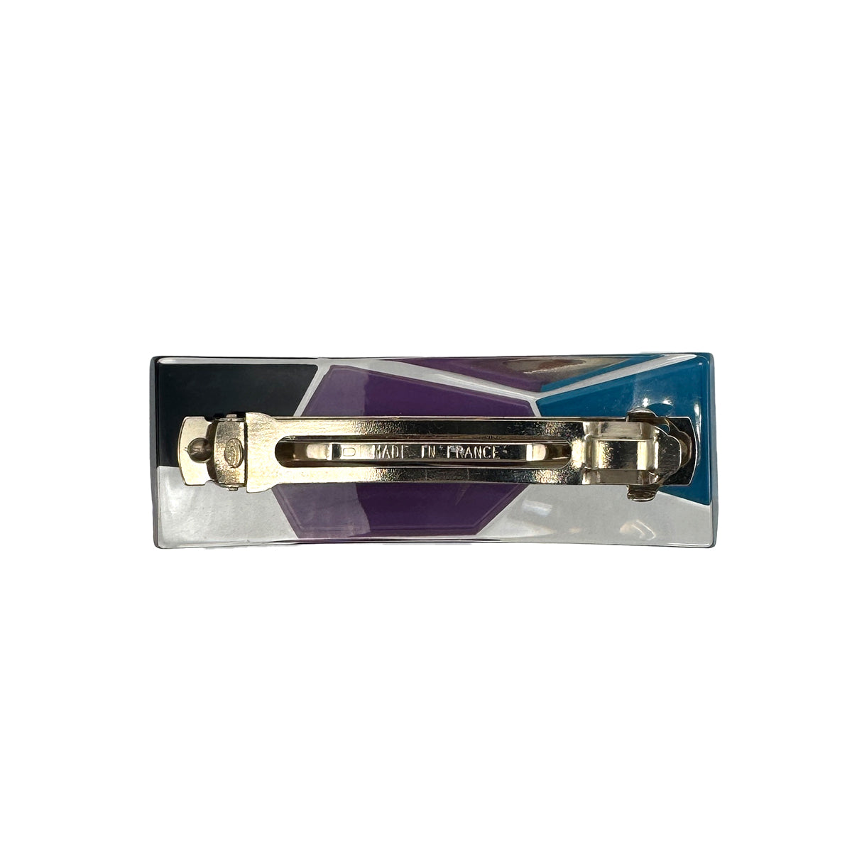 CHANEL VALLETTA COCOMARK PURPLE BLUE BLACK HAIR ACCESSORY 07A 90291905