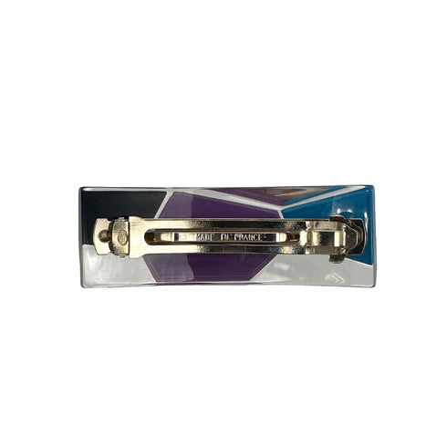 CHANEL VALLETTA COCOMARK PURPLE BLUE BLACK HAIR ACCESSORY 07A 90291905 - PURPOSE