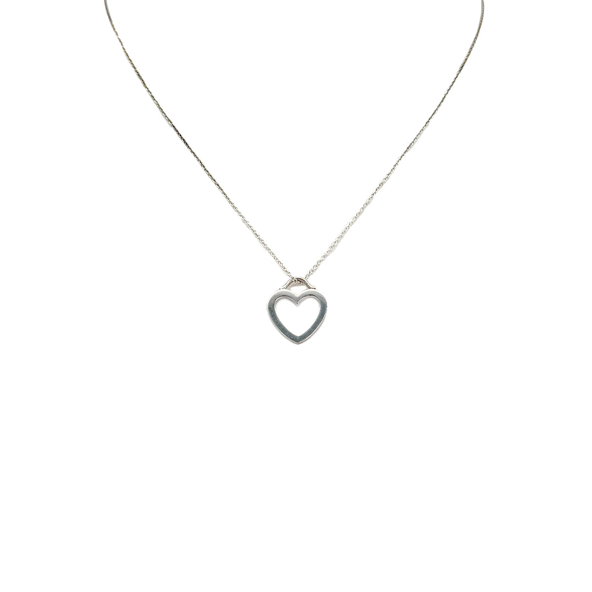 TIFFANY&Co. SENTIMENTAL HEART NECKLACE SMALL SILVER925 ACCESSORY 90292029