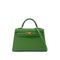 HERMES MINI KELLY 20 SELLIER VERT YUCCA VEAU EPSOM HAND SHOULDER BAG B GHW 90292045 - PURPOSE