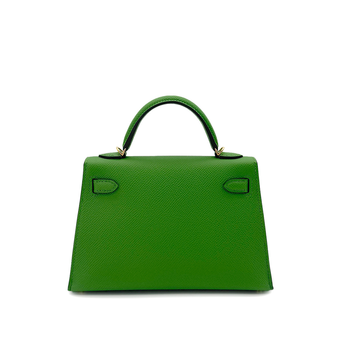 HERMES MINI KELLY 20 SELLIER VERT YUCCA VEAU EPSOM HAND SHOULDER BAG B GHW 90292045