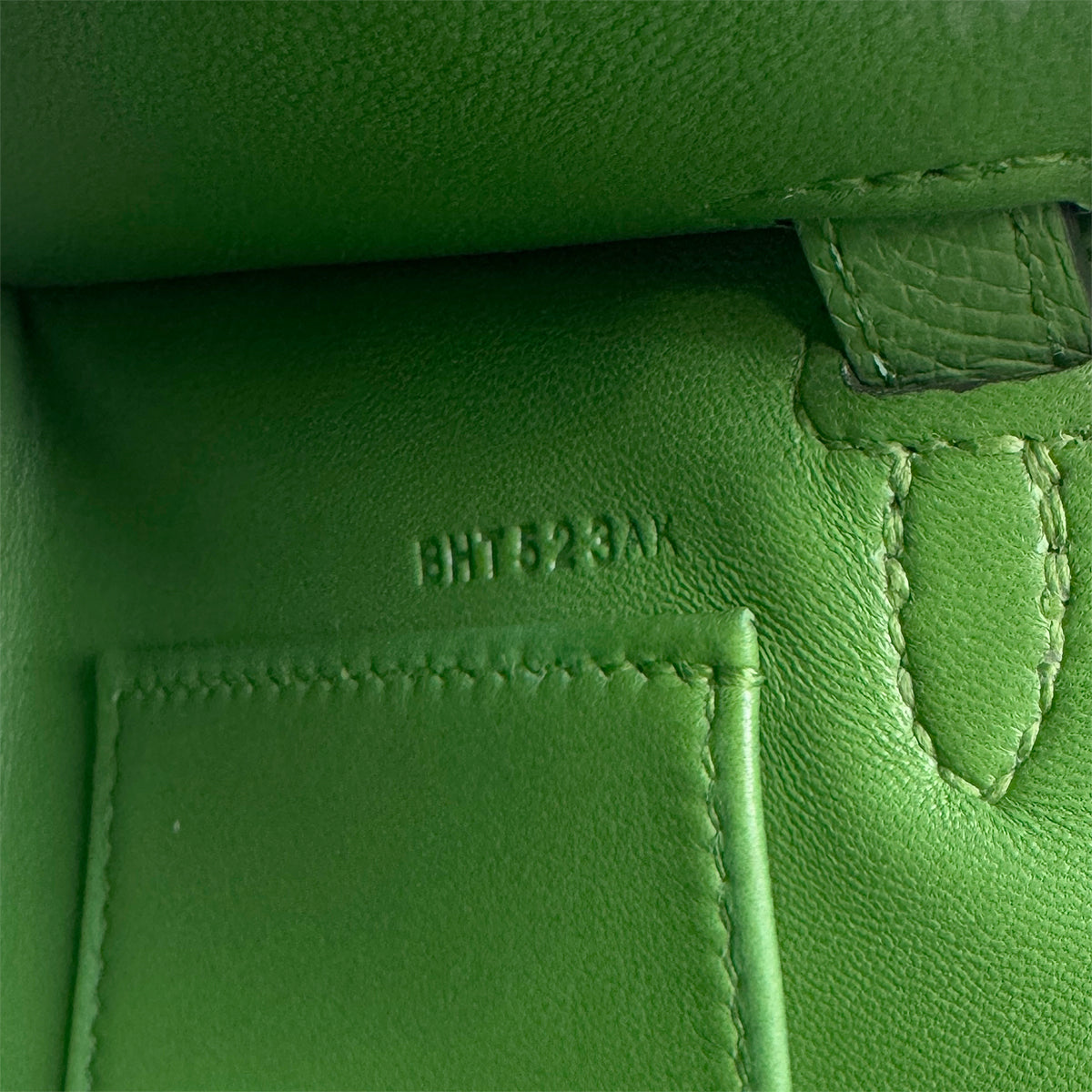 HERMES MINI KELLY 20 SELLIER VERT YUCCA VEAU EPSOM HAND SHOULDER BAG B GHW 90292045