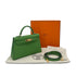 HERMES MINI KELLY 20 SELLIER VERT YUCCA VEAU EPSOM HAND SHOULDER BAG B GHW 90292045 - PURPOSE