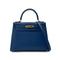 HERMES KELLY 28 SELLIER DEEP BLUE VEAU MADAME HAND SHOULDER BAG B GHW 90292046 - PURPOSE