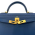 HERMES KELLY 28 SELLIER DEEP BLUE VEAU MADAME HAND SHOULDER BAG B GHW 90292046 - PURPOSE