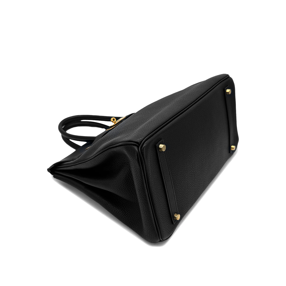 HERMES BIRKIN 35 BLACK TOGO HAND BAG □C GHW 90292047