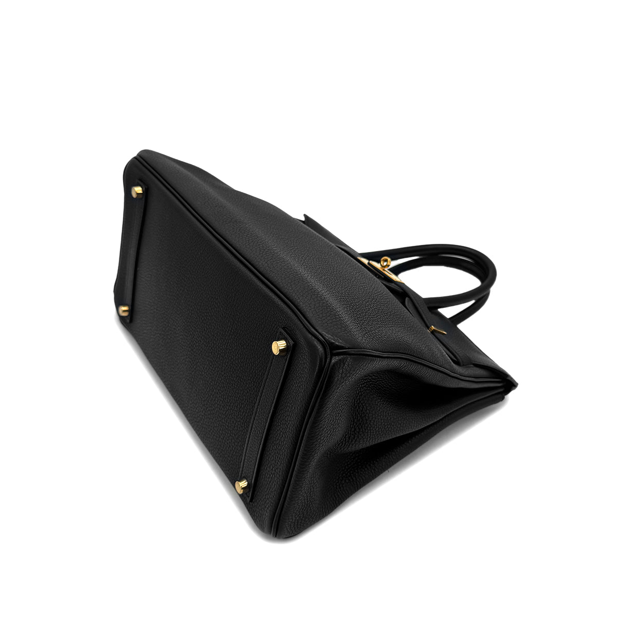 HERMES BIRKIN 35 BLACK TOGO HAND BAG □C GHW 90292047