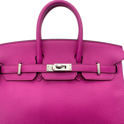 HERMES BIRKIN 25 VERSO MAGNOLIA CAPUCINE TAURILLON NOVILLO HAND BAG Y SHW 90292048 - PURPOSE