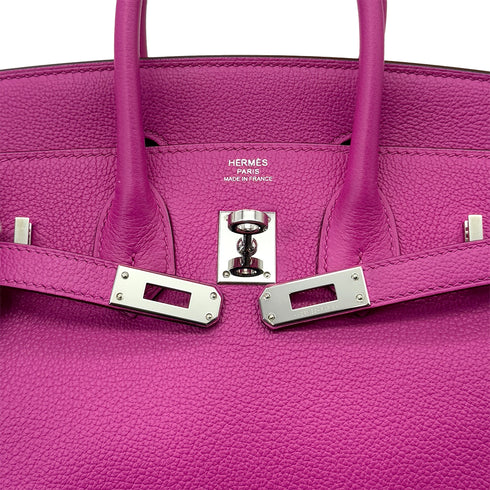 HERMES BIRKIN 25 VERSO MAGNOLIA CAPUCINE TAURILLON NOVILLO HAND BAG Y SHW 90292048 - PURPOSE