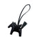HERMES BAG CHARM RODEO PM SO BLACK AGNEAU MILO B 90292051 - PURPOSE