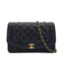 CHANEL VINTAGE DIANA MEDIUM CHAIN SHOULDER BAG BLACK CAVIAR SKIN 90292053 - PURPOSE
