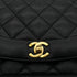 CHANEL VINTAGE DIANA MEDIUM CHAIN SHOULDER BAG BLACK CAVIAR SKIN 90292053 - PURPOSE