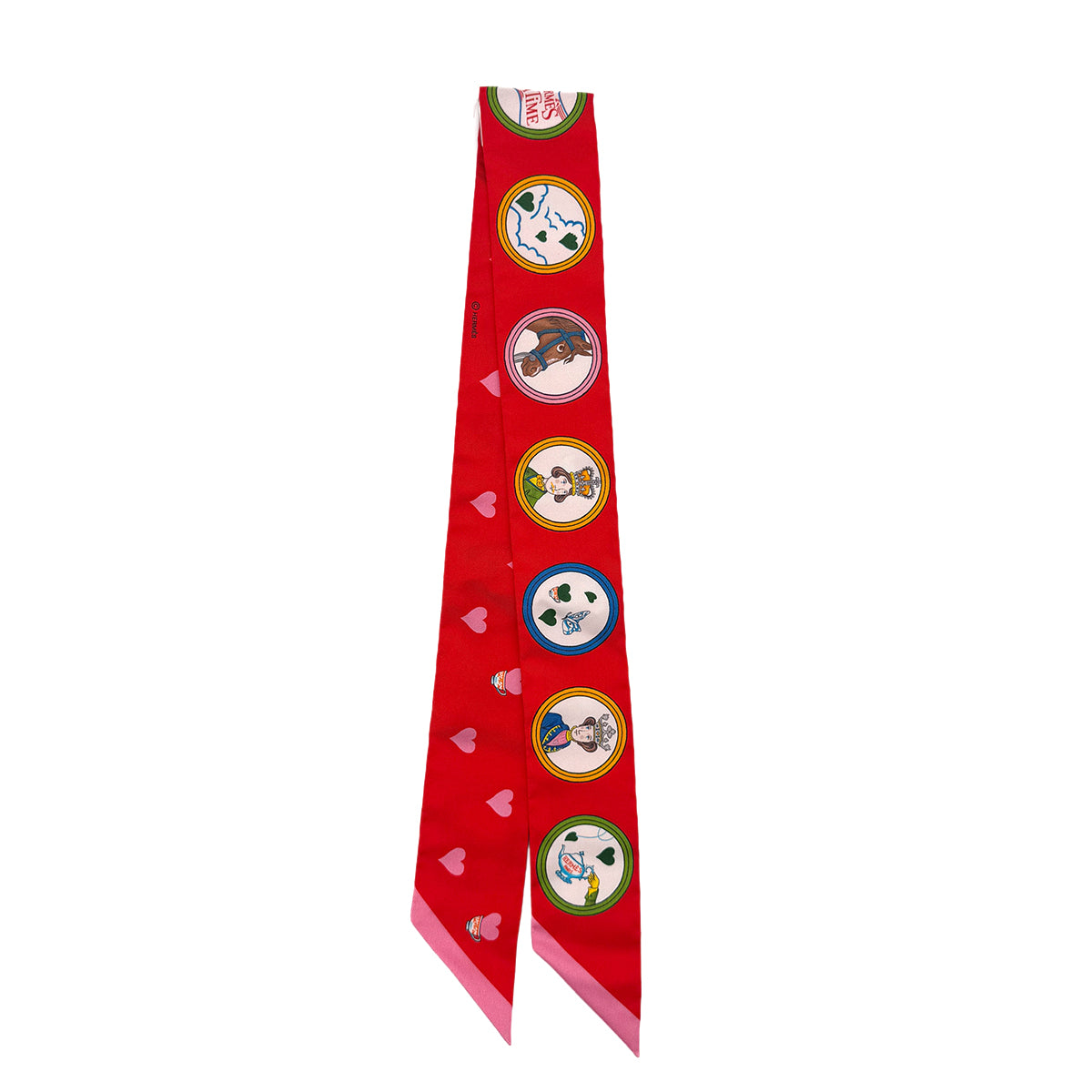 HERMES TWILLY TEA TIME SCARF MULTICOLOR SILK 90292054