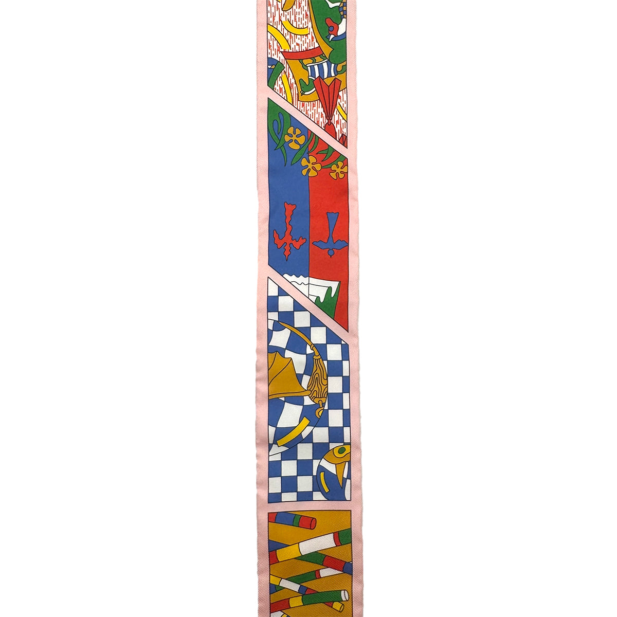 HERMES TWILLY FACTORY SUITE SCARF MULTICOLOR SILK 90292057
