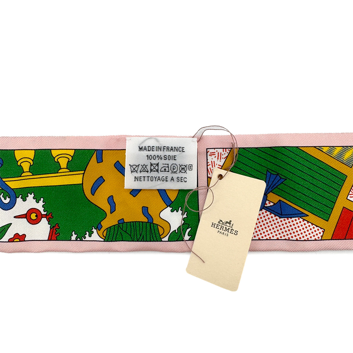 HERMES TWILLY FACTORY SUITE SCARF MULTICOLOR SILK 90292057