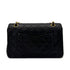 CHANEL VINTAGE CLASSIC FLAP MEDIUM CHAIN SHOULDER BAG BLACK LAMB SKIN 90292061 - PURPOSE