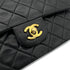 CHANEL VINTAGE CLASSIC FLAP MEDIUM CHAIN SHOULDER BAG BLACK LAMB SKIN 90292061 - PURPOSE