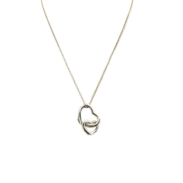 TIFFANY&Co. NECKLACE DOUBLE OPEN HEART SILVER925 ACCESSORY 90292063 - PURPOSE