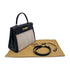 HERMES KELLY 28 BLUE INDIGO BOXCALF TOILE H HAND SHOULDER BAG 〇C GHW 90292060 - PURPOSE