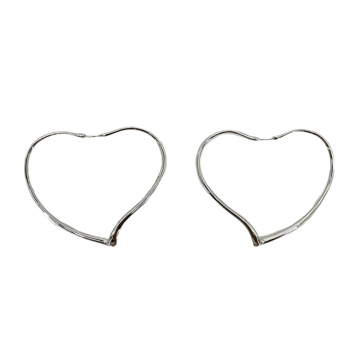 TIFFANY&CO. EARRINGS ELSA PERETTI OPEN HEART SILVER925 ACCESSORY 90292070