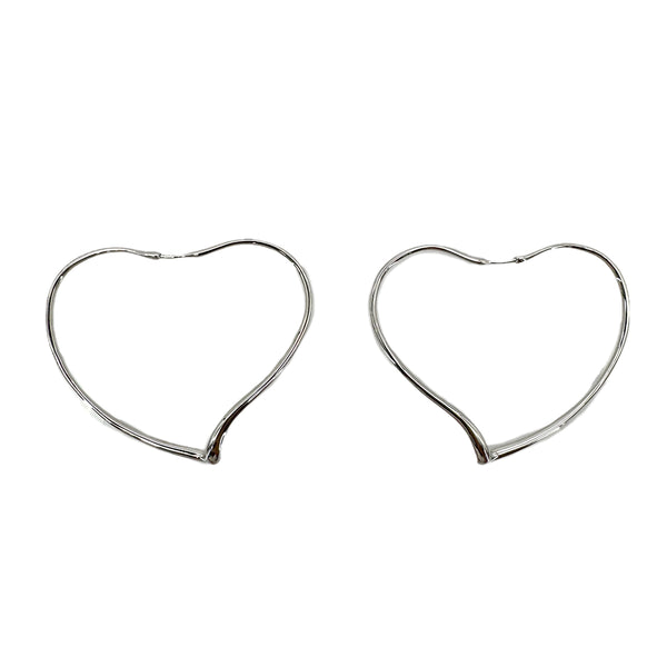 TIFFANY&CO. EARRINGS ELSA PERETTI OPEN HEART SILVER925 ACCESSORY 90292070 - PURPOSE
