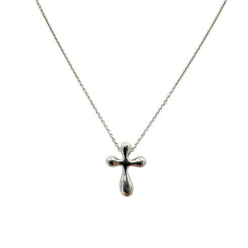 TIFFANY&CO. NECKLACE TEARDROP CROSS SILVER925 ACCESSORY 90292077 - PURPOSE
