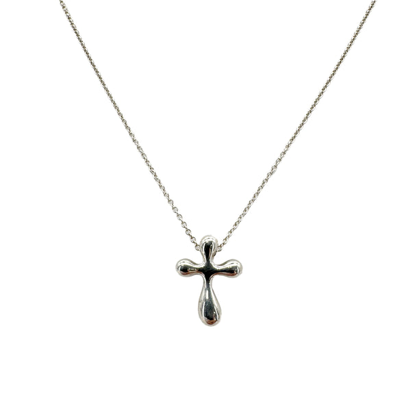 TIFFANY&CO. NECKLACE TEARDROP CROSS SILVER925 ACCESSORY 90292077 - PURPOSE
