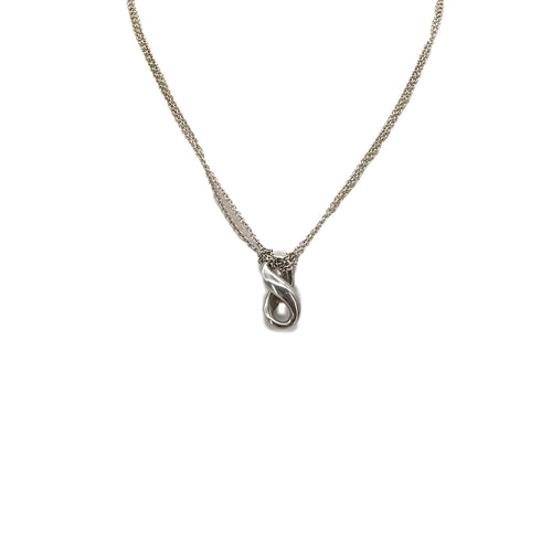 TIFFANY&CO. NECKLACE INFINITY DOUBLE CHAIN FIGURE EIGHT SILVER925 ACCESSORY 90292081 - PURPOSE