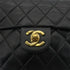 CHANEL VINTAGE MINI SQUARE 17 CHAIN SHOULDER BAG BLACK LAMB SKIN 90292086 - PURPOSE