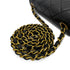 CHANEL VINTAGE MINI SQUARE 17 CHAIN SHOULDER BAG BLACK LAMB SKIN 90292086 - PURPOSE