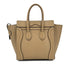 CELINE LUGGAGE MICRO SHOPPER HAND BAG DUNE LEATHER 90292090