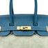 HERMES BIRKIN 35 CIEL BLUE DE GALICE GRIZZLY EVERCOLOR HAND BAG □R GHW 90292093 - PURPOSE