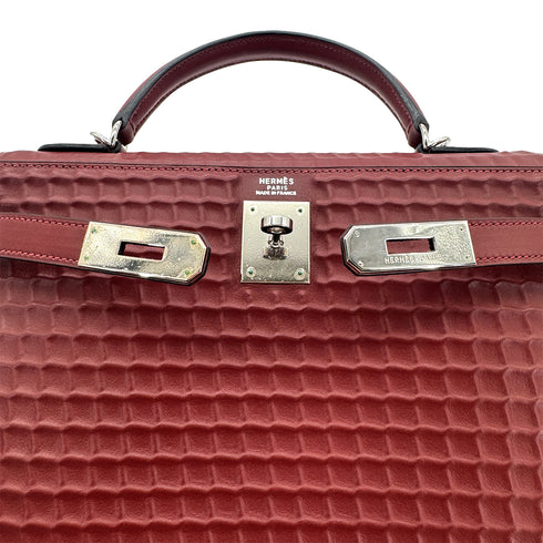 HERMES KELLY WAFFLE 32 SELLIER ROUGE H DEUTCH HAND SHOULDER BAG □G SHW 90292094 - PURPOSE